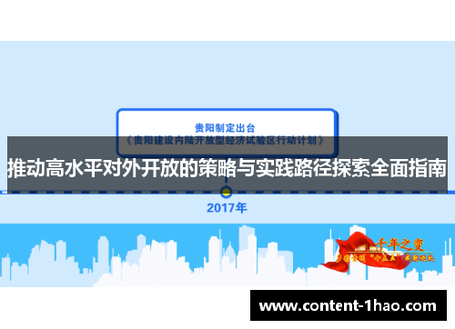 推动高水平对外开放的策略与实践路径探索全面指南